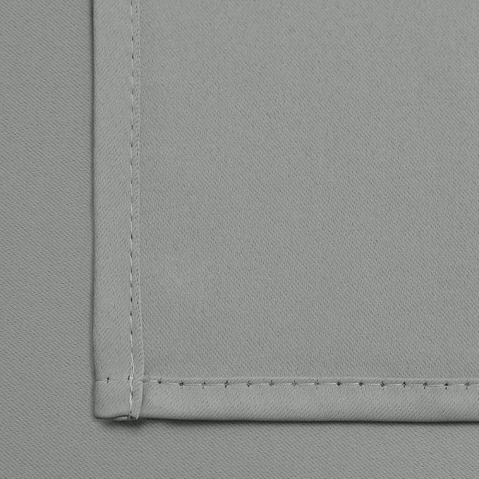Yakamok Dove Grey Curtains 54 Inches Length Blackout Curtain - Image 6