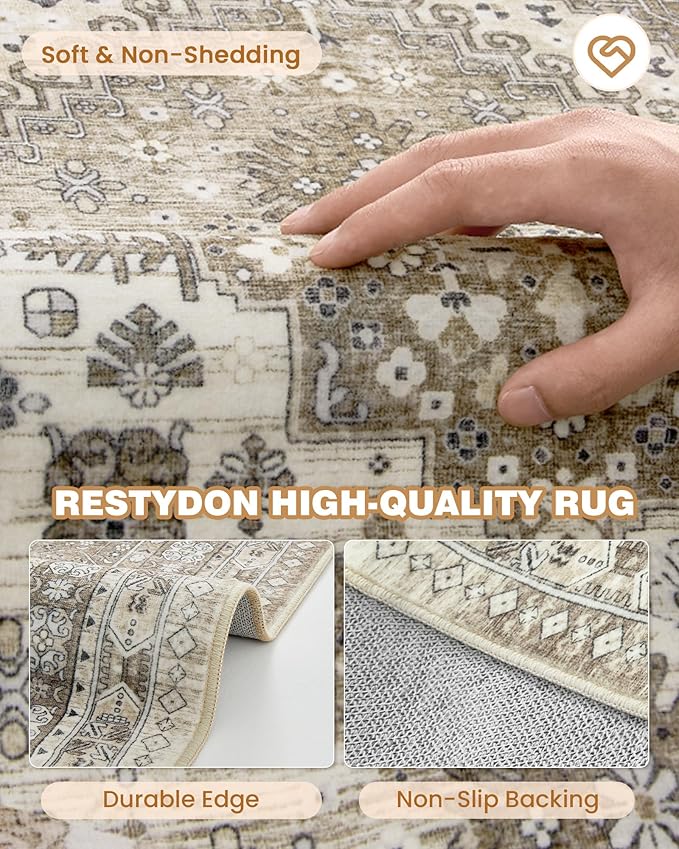 Washable Runner Rug 2.5x16, Non-Slip Long Kitchen Mats - Image 7
