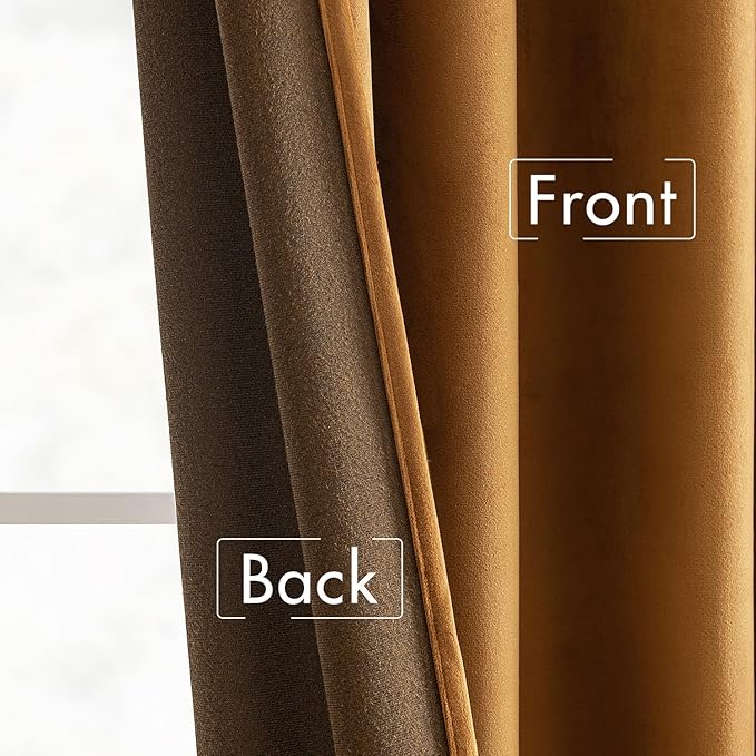 MIULEE Velvet Curtains 72 inches - Image 6