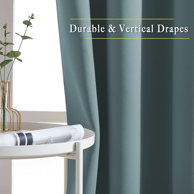 NICETOWN Bedroom Blackout Curtains Panels - Image 5