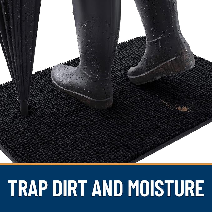 OLANLY Dog Door Mat for Muddy Paws 44x24, Absorbs Moisture and Dirt, Absorbent - Image 2