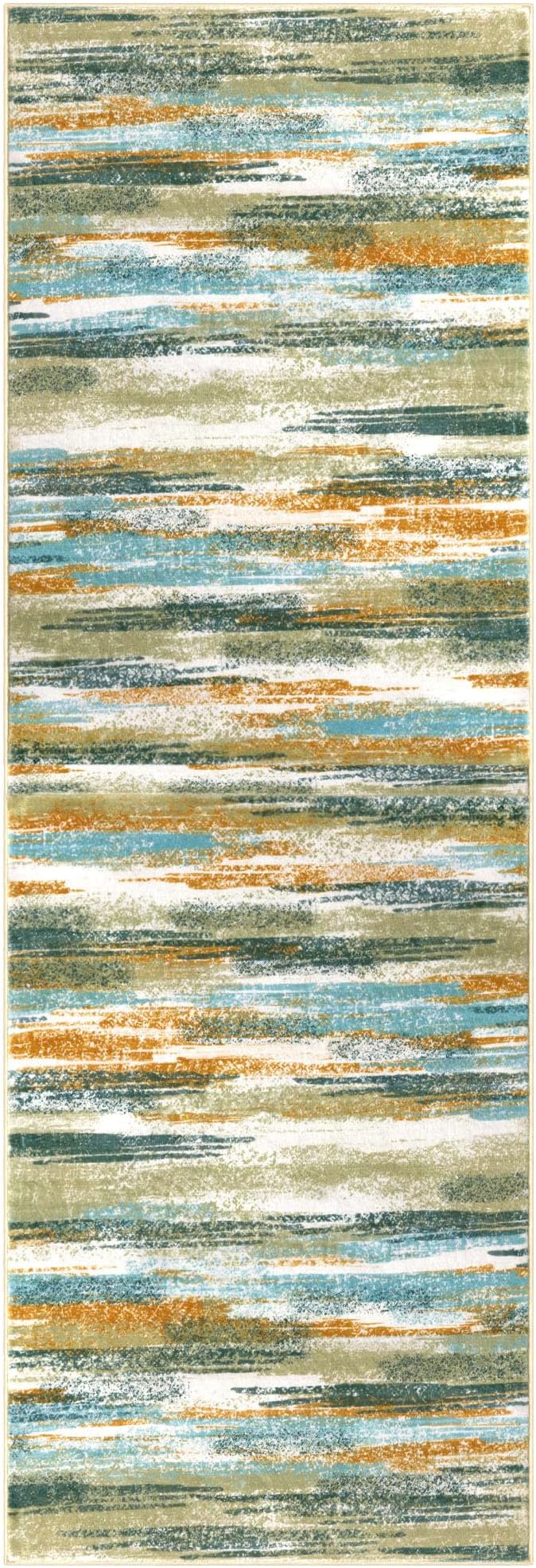 Lansny Modern Abstract Runner Rug 2.6x14 - Image 9