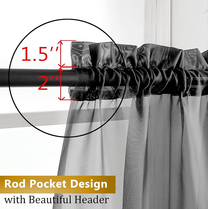 Aiyufeng Black Curtains - Image 5