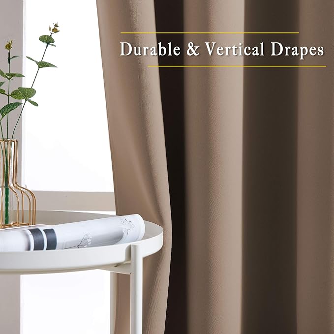 NICETOWN Light Reducing Grommet Curtains - Image 3
