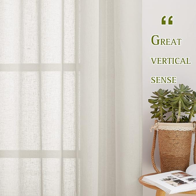 NICETOWN 48 inch Curtains 2 Panels Set - Image 5