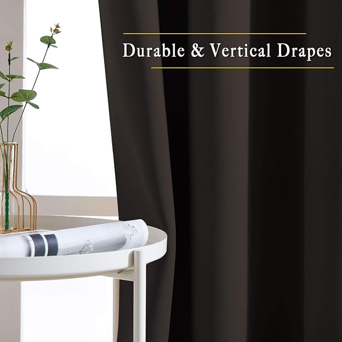 NICETOWN Room Darkening Curtains Extra Long 110 Inches, Grommet Thermal - Image 5