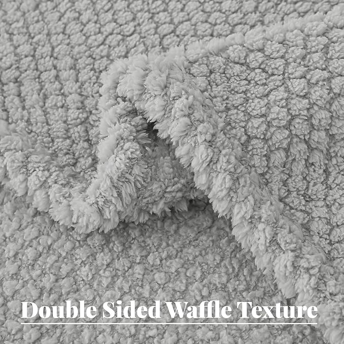 Whale Flotilla Extra Large Fuzzy Fleece Throw Blanket - Image 3
