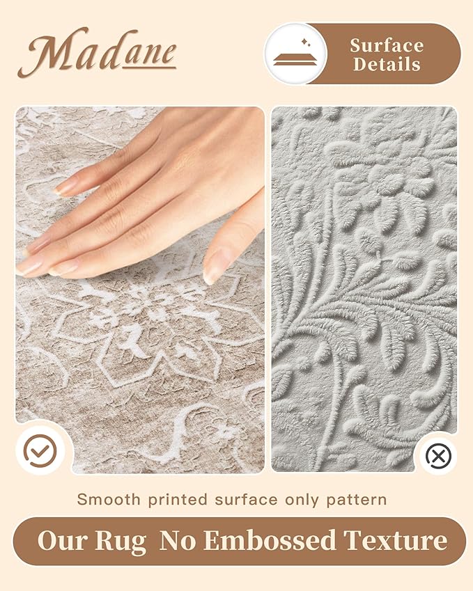 Madane Rug Runner for Hallways 2.5x8, Washable Kitchen Runner Rugs - Image 4