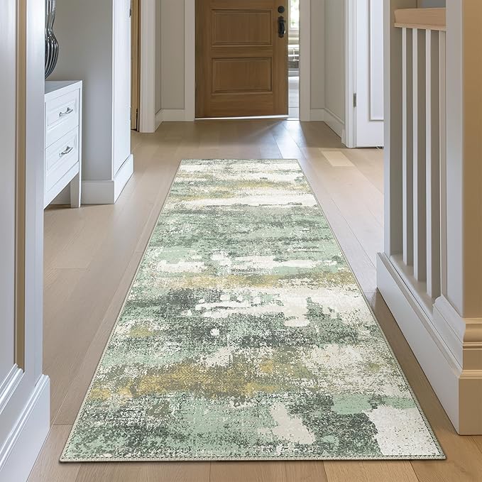 Runner Rug for Hallway Kitchen, 3x7 Machine Washable Runners Rug for Entryway - Image 3