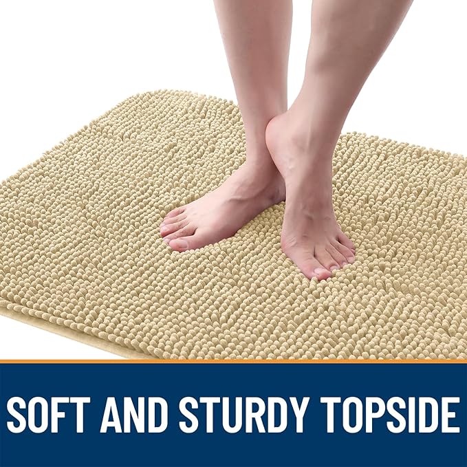 OLANLY Dog Door Mat for Muddy Paws 34x21, Absorbs Moisture and Dirt, Absorbent - Image 4