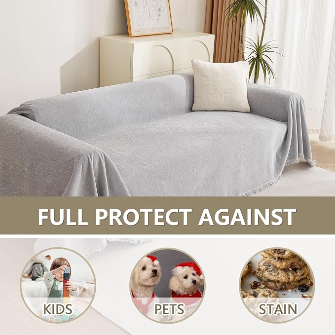 MYSKY HOME Sofa Cover for Dogs Washable for Sofa Boho Couch Cover Cover for - Image 5