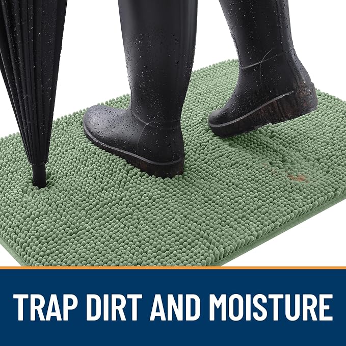 OLANLY Dog Door Mat for Muddy Paws 30x20, Absorbs Moisture and Dirt, Absorbent - Image 2