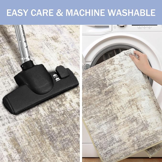IOHOUZE Abstract Area Rugs 8x10 Ft Washable Large Rugs - Image 3