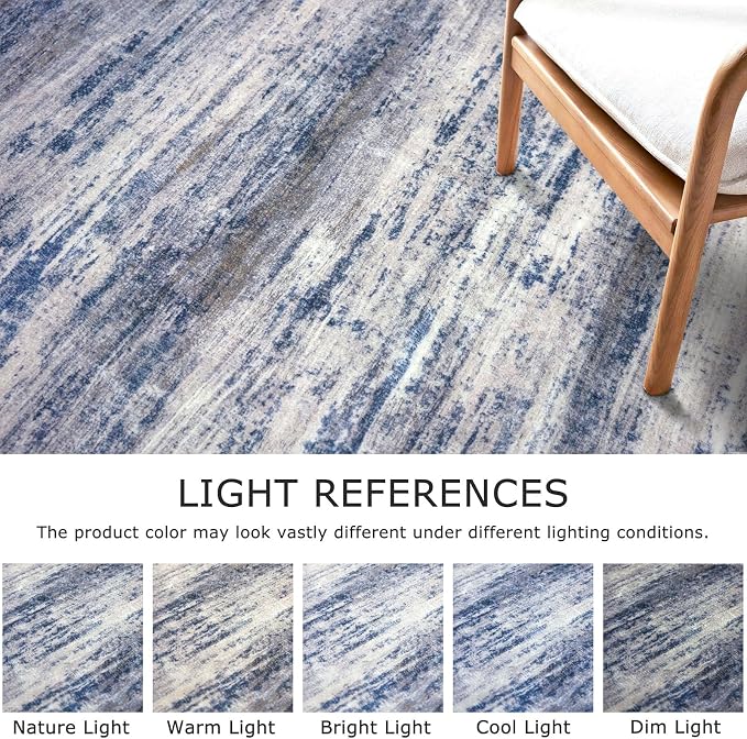KOZYFLY Modern Abstract Washable Rug Runner 2x6 Runners - Image 5