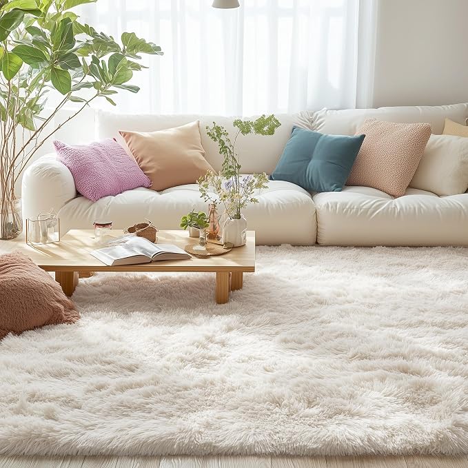 OLANLY 5x6 Area Rugs for Living Room Bedroom, Machine Washable Soft Fluffy - Image 6