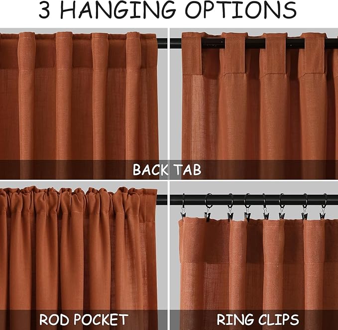 Nanspring Extra Wide Long Curtains - Image 2