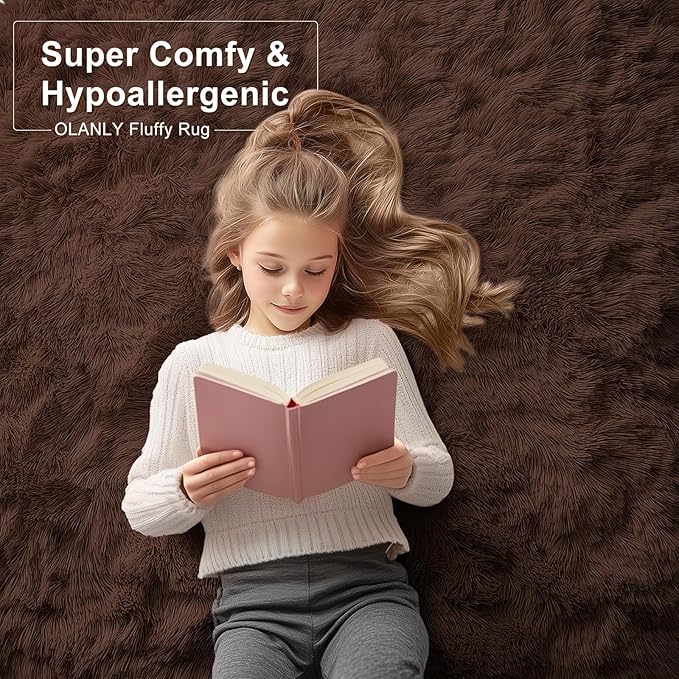 OLANLY 8x10 Machine Washable Large Area Rugs - Image 5