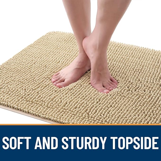 OLANLY Dog Door Mat for Muddy Paws 70x46, Absorbs Moisture and Dirt, Absorbent - Image 4