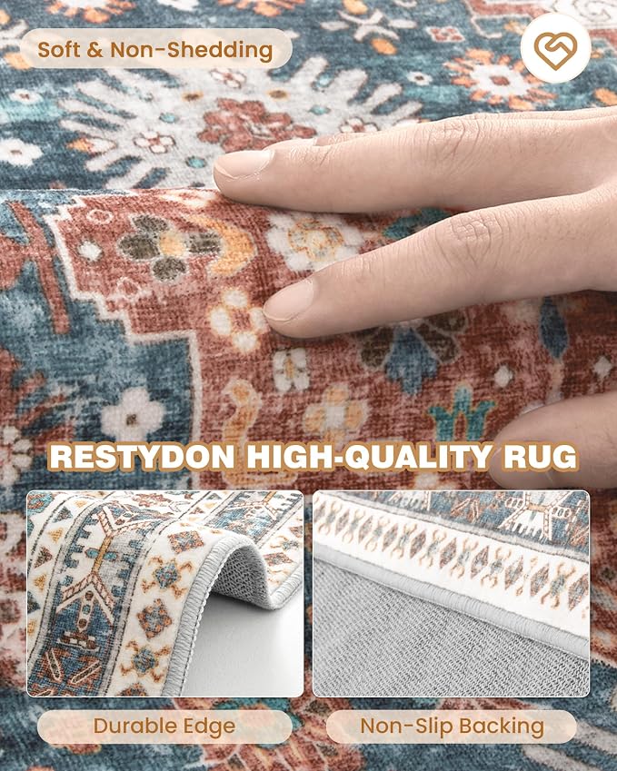 Kitchen Runner Rug Non Slip Washable 2.5x10, Soft Ultra-Thin Entryway Rug - Image 7