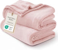 Bedsure GentleSoft Fleece Blanket Twin Size Pink by BEDSURE