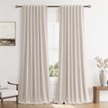 Guken 100% Blackout Curtains 120 Inch Length 2 Panels Set by Guken