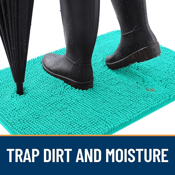 OLANLY Dog Door Mat for Muddy Paws 30x17, Absorbs Moisture and Dirt, Absorbent - Image 2