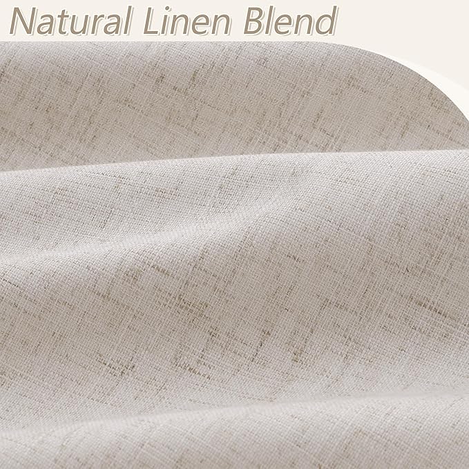 Guken 100% Blackout Curtains 120 Inch Length 2 Panels Set - Image 3