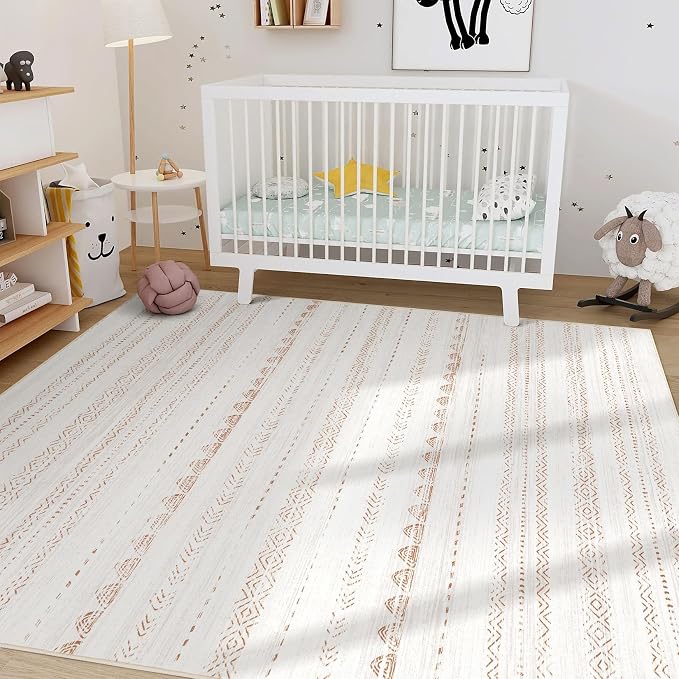 Nakagishi Area Rug Living Room Rugs: 9x13 Large Soft Machine Washable Boho - Image 7