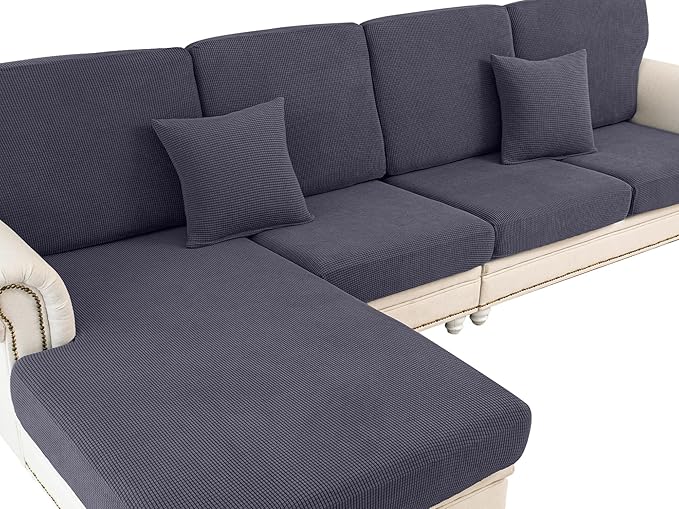 Couch Cushion Covers Seat Cushion Cover Stretch Couch Cover Separate Sectional by LA+MEACK