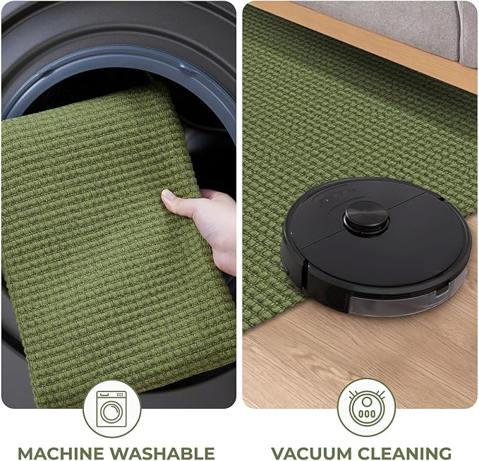 KOZYFLY Runners for Hallways 2x7 ft Washable Kitchen Runner Non Slip Rubber - Image 7
