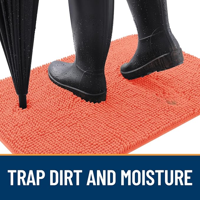 OLANLY Dog Door Mat for Muddy Paws 59x24, Absorbs Moisture and Dirt, Absorbent - Image 2