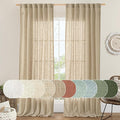 LAMIT Living Room Linen Curtains by LAMIT