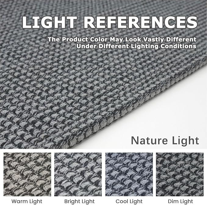 KOZYFLY Runners for Hallways 3x8 ft Washable Kitchen Runner Non Slip Rubber - Image 3