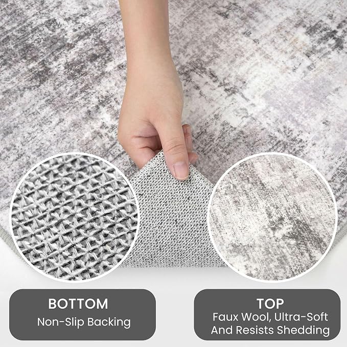 IOHOUZE Abstract Runner Rug 2x10 Ft Washable Runners - Image 6