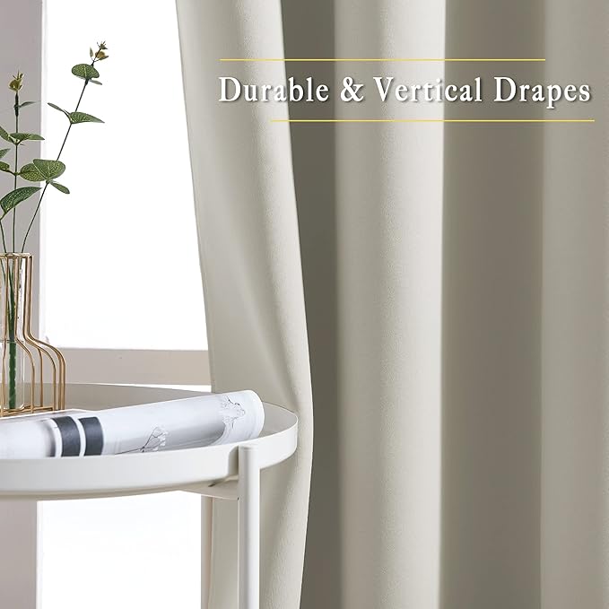 NICETOWN Natural Blackout Curtains - Image 5