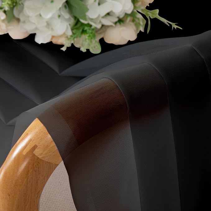 Chyhomenyc Black Sheer Valances - Image 2