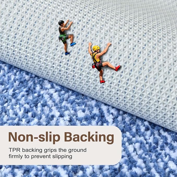 36x24 Large Bathroom Rugs Washable Non Slip, Soft Absorbent Quick Dry Mats - Image 5