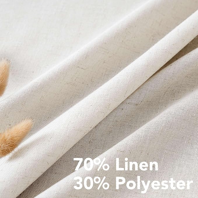 H.VERSAILTEX Elegant Natural Linen Blended Energy Efficient Light Filtering - Image 4
