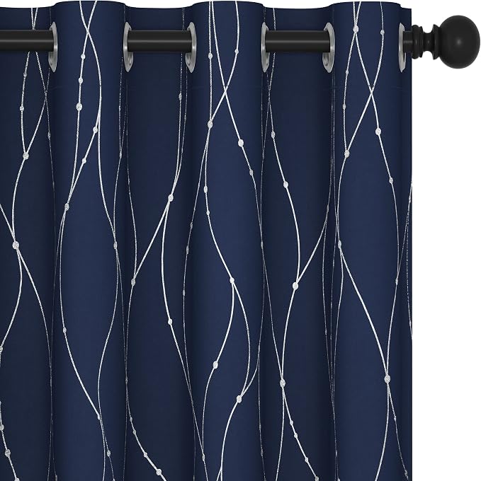 Deconovo Blackout Curtains for Living Room, Thermal Insulated Soundproof Drapes by Deconovo