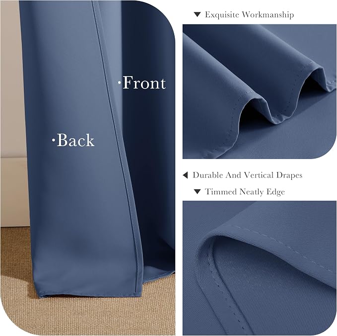PONY DANCE Blackout Curtains 84 inches Long - Image 6