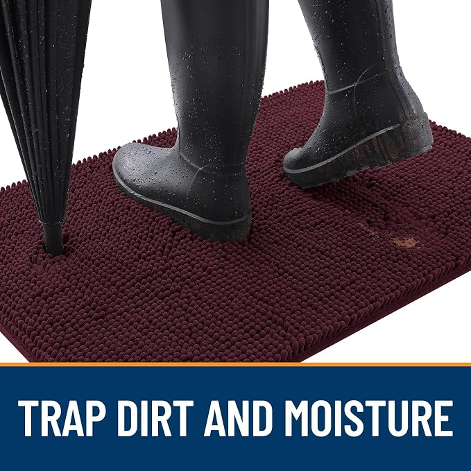 OLANLY Dog Door Mat for Muddy Paws 70x46, Absorbs Moisture and Dirt, Absorbent - Image 2
