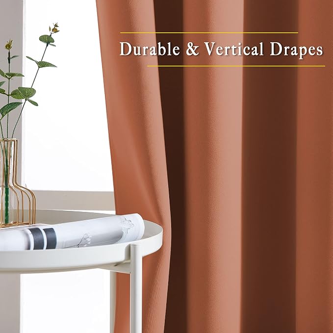 NICETOWN Blackout Room Divider Curtains 118 inches Long, Grommet Thermal Window - Image 5
