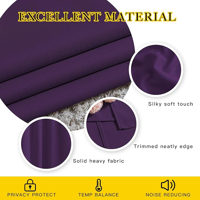 NICETOWN Blackout Curtains Drapery Panels - Image 5
