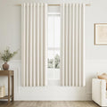 Guken Cream 100% Blackout Curtains 60 Inch Length 2 Panels Set by Guken