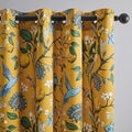 Topfinel 92 Inches Long Custom Mustard Yellow Luxury Curtains by Topfinel