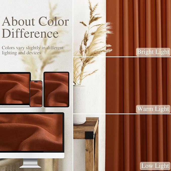 Nanspring Extra Wide Linen Curtains - Image 3