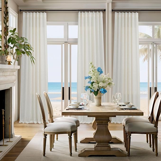 Pitalk 102 Inch Long Curtains 2 Panel - Image 6