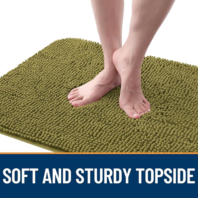 OLANLY Dog Door Mat for Muddy Paws 59x32, Absorbs Moisture and Dirt, Absorbent - Image 4