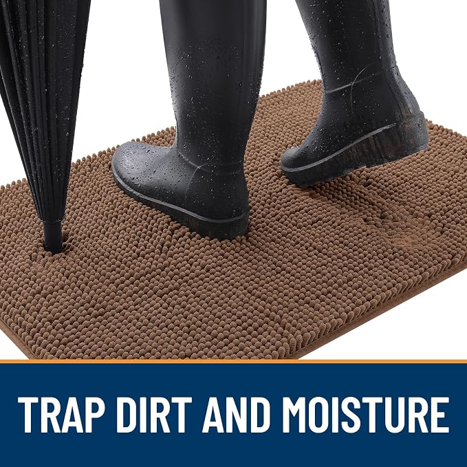 OLANLY Dog Door Mat for Muddy Paws 45x27, Absorbs Moisture and Dirt, Absorbent - Image 2