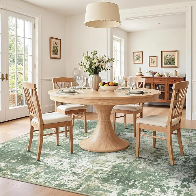 Washable Area Rugs 2'x3' Non-Slip Modern Abstract Soft - Image 7